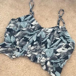 Floral crop top